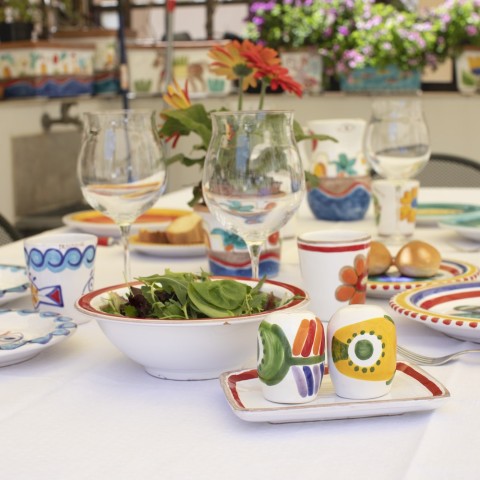 Set sale pepe ceramica siciliana de simone mangiallegro filicudi