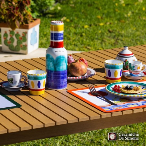 Piatti ceramica artigianale siciliana lipari mangiallegro ceramiche de simone