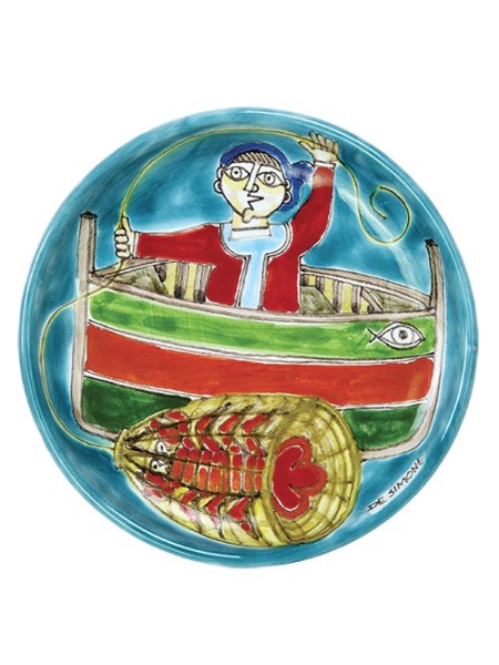Circular Plate DS 15 cm Fisherman PT15DS-6