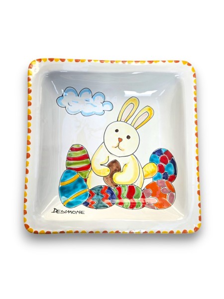 Square Dish 24x24 Easter Rabbit - Limited Edition