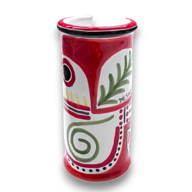 sicilian handmade Glass Holder Marettimo de simone pottery