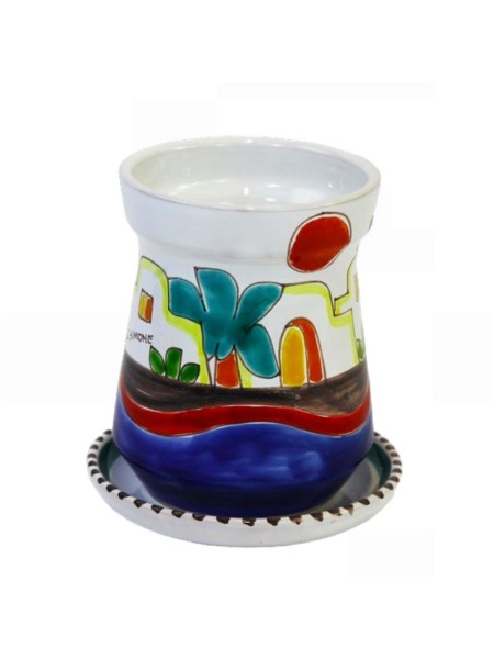 Drainer For Kitchen Utensils Dammusi SCP5DA Ceramiche De Simone sicilian pottery