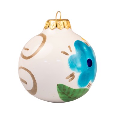 Palla di Natale Lampione Ceramiche De Simone