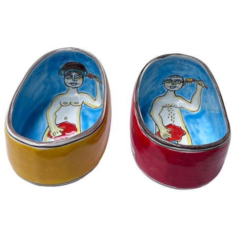 handmade Soap Dish Holder de simone pottery