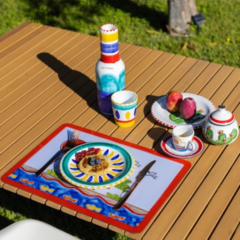 Piatto Tondo Lipari PTLP ceramiche siciliane de simone