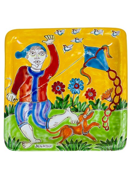 Piatto Quadrato 20x20 DS 06