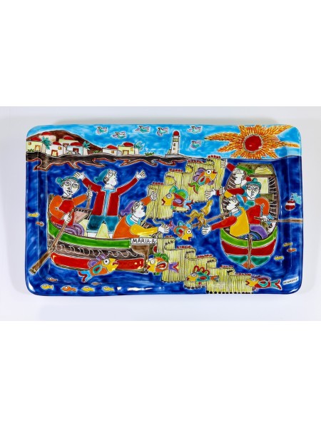 Vassoio DS Rettangolare Pescatori VSS43DS-01