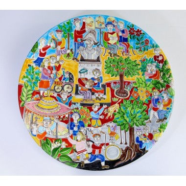 Circular Plate DS Il Giardino Pubblico