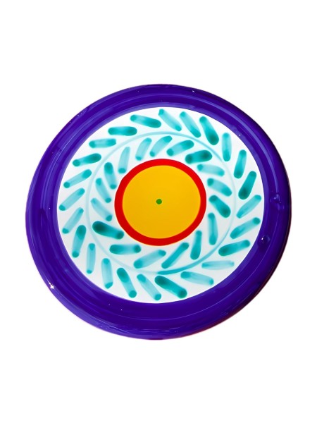 Sicilian ceramic handmade trivet Selinunte de simone pottery