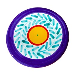 Sicilian ceramic handmade trivet Selinunte de simone pottery