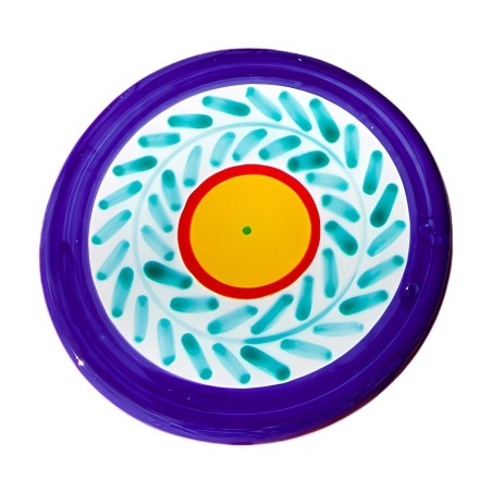 Sicilian ceramic handmade trivet Selinunte de simone pottery