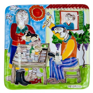 Piatto Quadrato 24x24 DS 18 Calzolaio