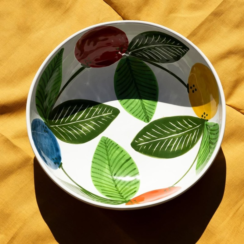 Handmade sicilian ceramic bowl De Simone Elba