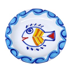 Handmade sicilian ceramic Round Plate Levante PTLV