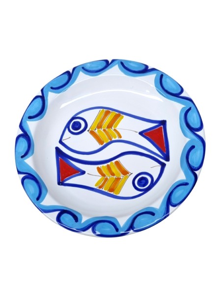 Round Plate Scirocco PTSC De Simone Pottery