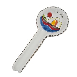 Round spoon test Dammusi De Simone Sicilian handmade pottery