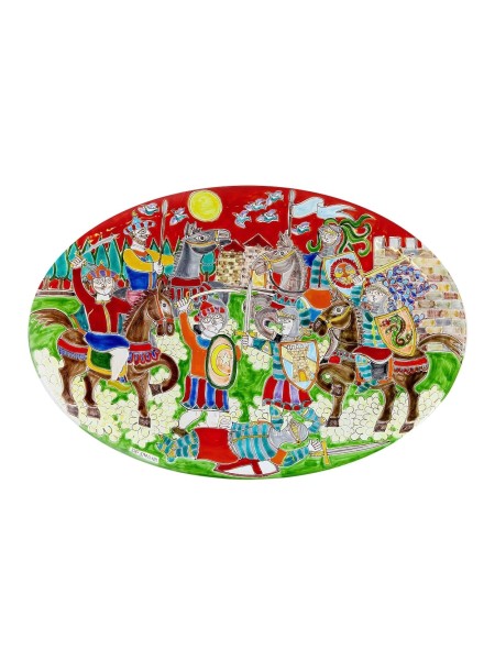 Oval Plate DS 60x38 cm OV60DS-01 Battle