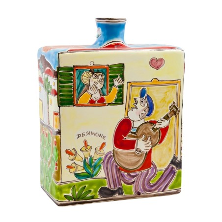 Decorative bottle DS Love Serenade BT613DS-2 De Simone pottery