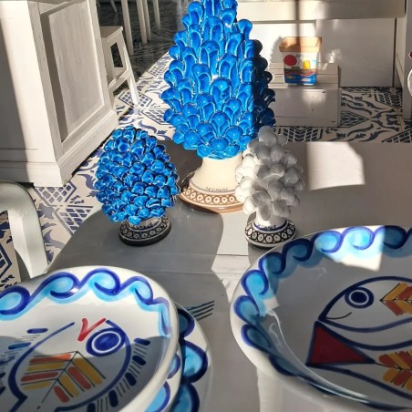 Piatto tondo Scirocco Levante Ceramiche De Simone