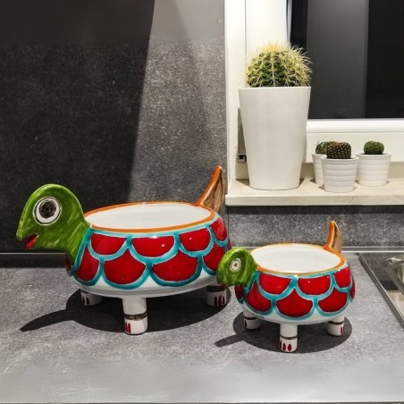 Tartaruga vaso pianta Folk TA209 Ceramiche De Simone
