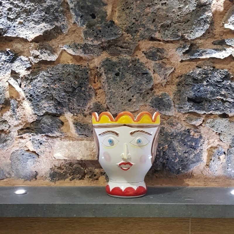 Testa di Paladino Regina TP190 ceramiche de simone