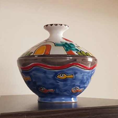 Biscottiera Dammusi BSC274DDA Ceramiche De Simone