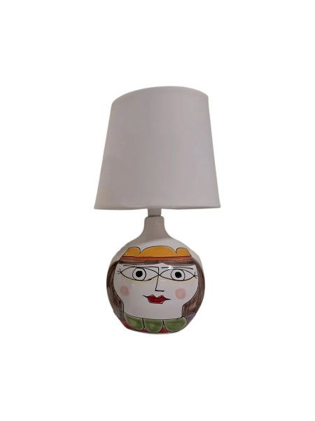 Base per lampada dipinta a mano Regina Ceramiche siciliane De Simone
