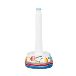 Porta rotolo carta da cucina Dammusi ceramica siciliana de simone