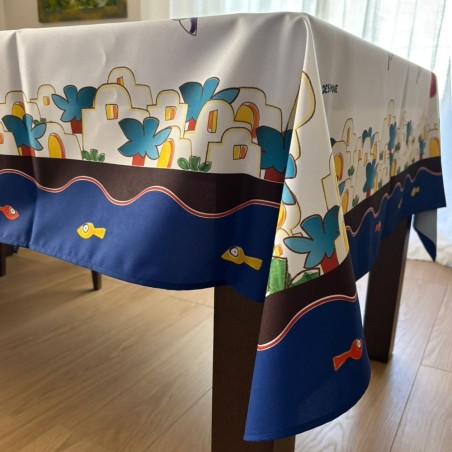 Square tablecloth Dammusi 155 x 155 cm De Simone Pottery