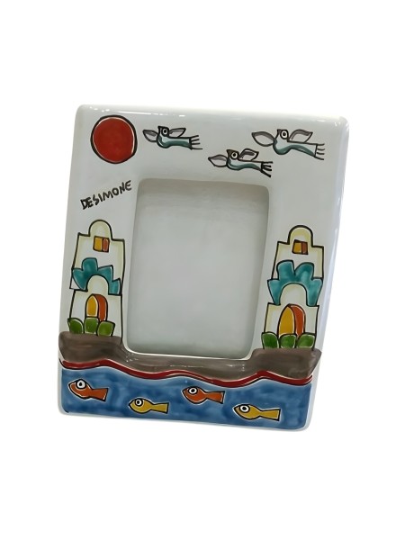 Photo frame Dammusi 16x19 cm PF06DA ceramiche de simone