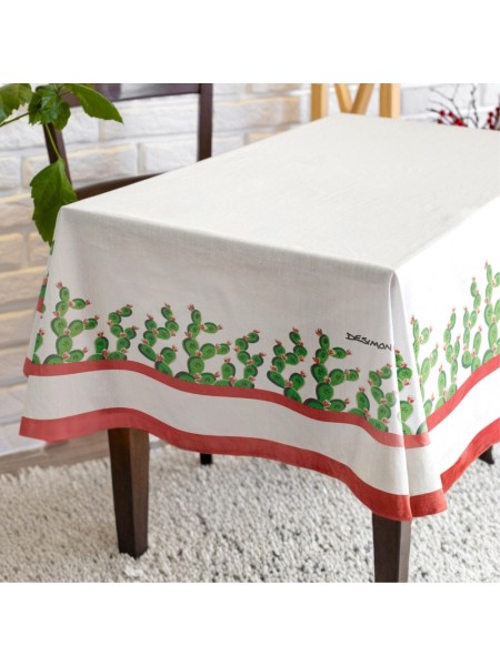 Square tablecloth Pricky Pear 155 x 155 cm