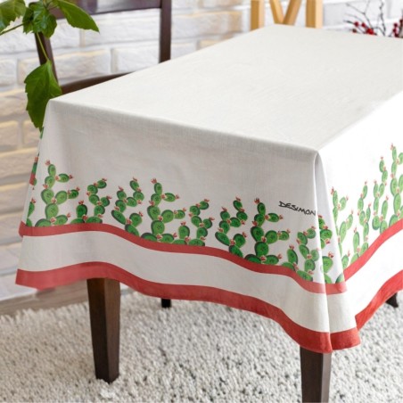 Square tablecloth Pricky Pear 155 x 155 cm