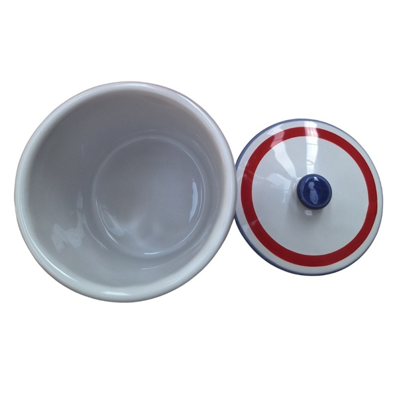 De Simone Pottery Container with lid Salina