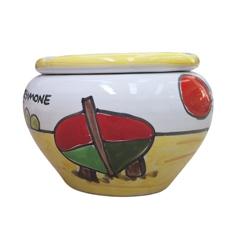 Posacenere antivento ceramiche siciliane artigianali de simone Dammusi Elaborato