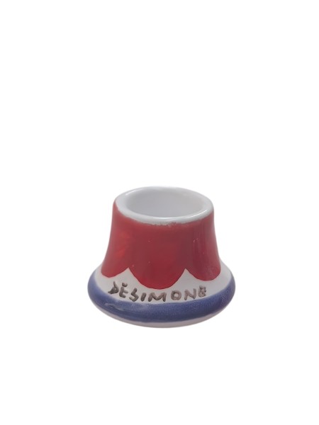 Porta candela lunga tondo Folk Ceramiche De Simone