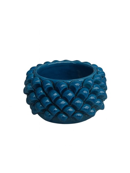 Cachepot pigna blu Ceramiche De Simone