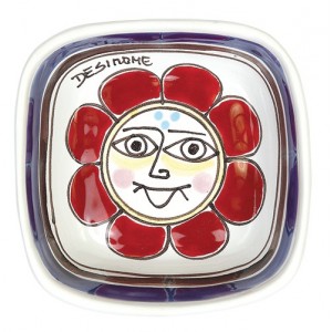 Posacenere Folk sole ceramiche de simone PC302FFK-1