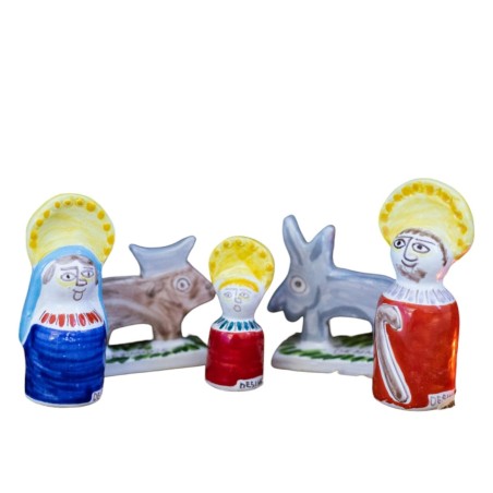 handmade Characters of the Nativity Scene de simone pottery