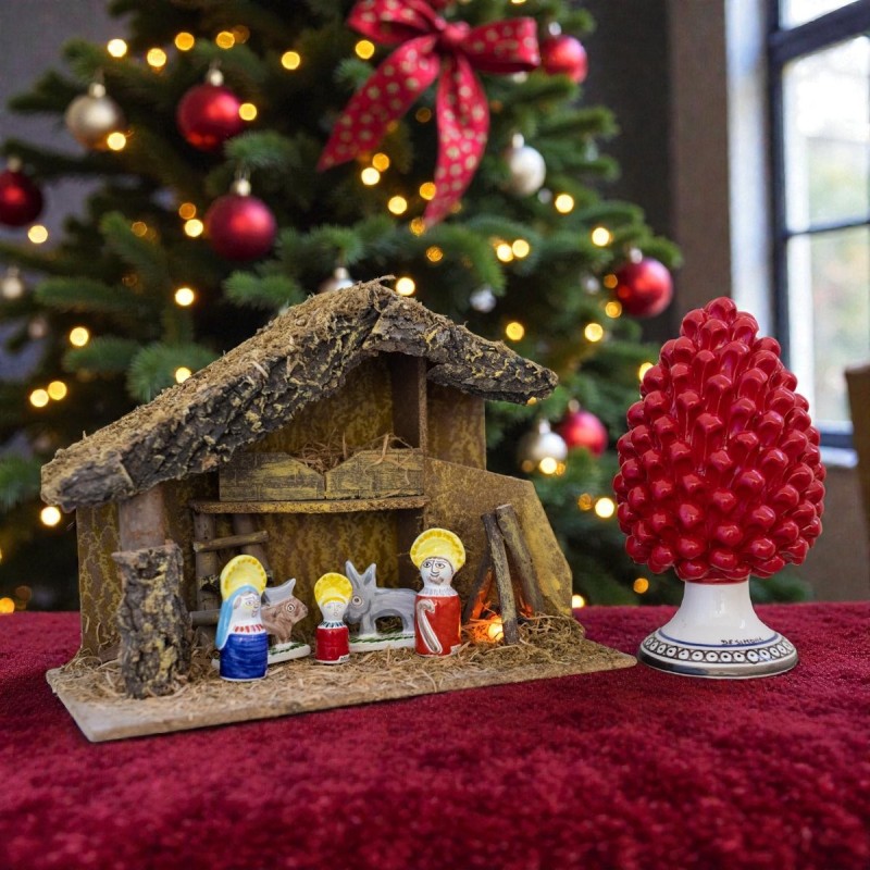 handmade Characters of the Nativity Scene de simone sicilian pottery