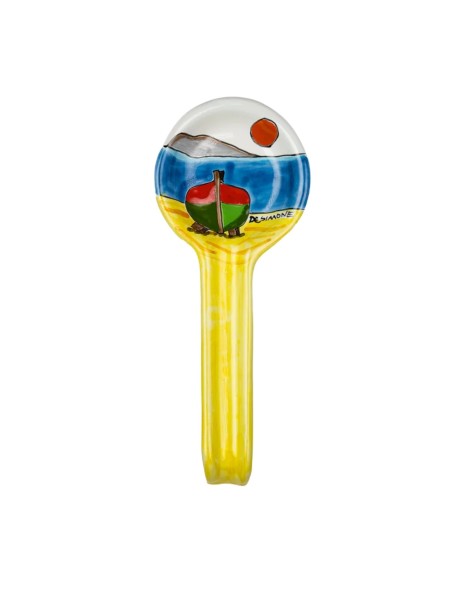 Poggiamestolo tondo Dammusi Elaborato Ceramiche De Simone