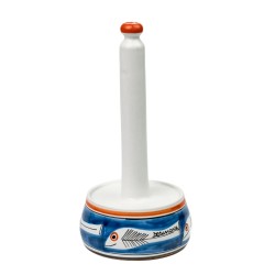 Porta rotolo da cucina Itaca Ceramiche artigianali siciliane De Simone