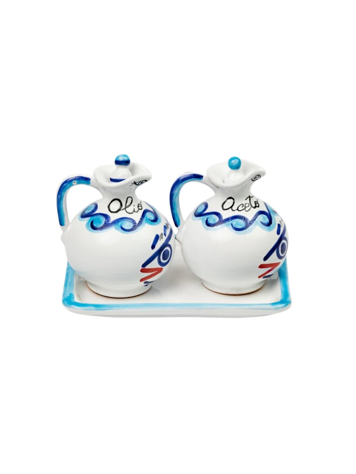 Set olio e aceto - In ceramica