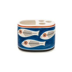 Portaspazzolini artigianale ceramiche siciliane de simone Itaca