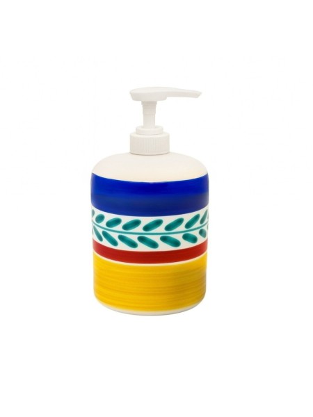 Dispenser Sapone in ceramica Selinunte Ceramiche De Simone