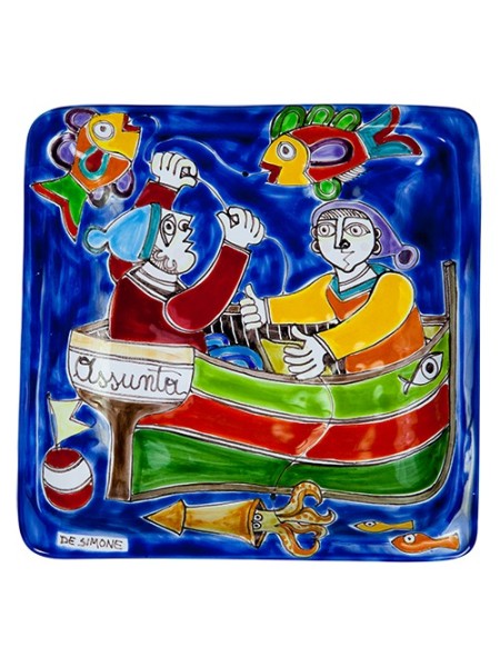 Squared Plate 24x24 DS 22 Fishermen