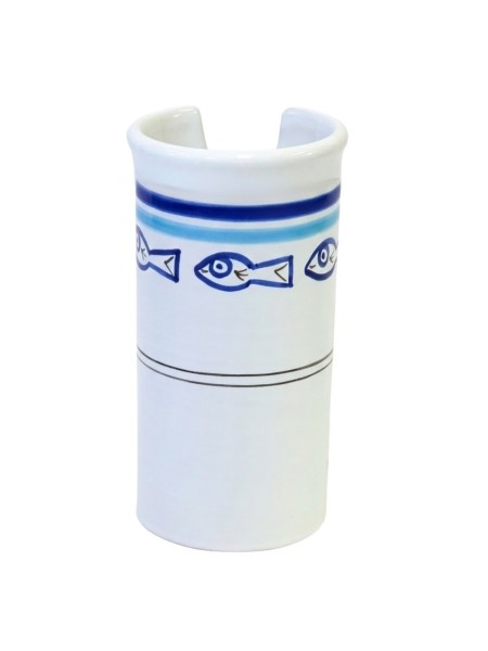 Portabicchieri artigianale Corfù ceramiche de simone