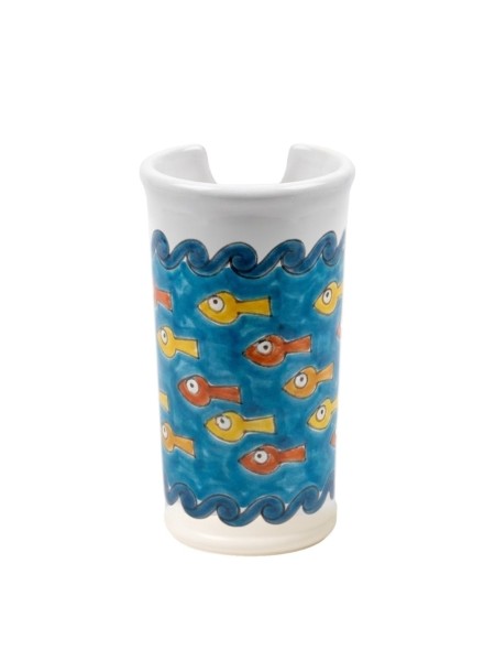 Portabicchieri artigianale Gadir ceramiche de simone