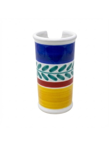 Portabicchieri artigianale Selinunte ceramiche de simone