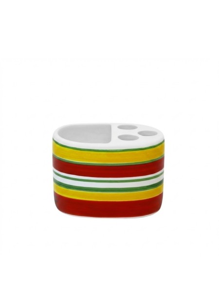 Portaspazzolini artigianale ceramiche siciliane de simone Procida