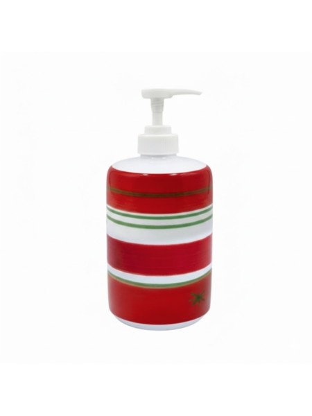 Ceramic soap dispenser Capri De Simone handmade sicilian pottery